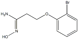 (1Z)-3-(2-bromophenoxy)-N'-hydroxypropanimidamide