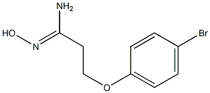 (1Z)-3-(4-bromophenoxy)-N'-hydroxypropanimidamide
