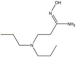 (1Z)-3-(dipropylamino)-N'-hydroxypropanimidamide Structure