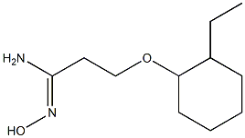 (1Z)-3-[(2-ethylcyclohexyl)oxy]-N'-hydroxypropanimidamide