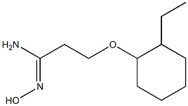  (1Z)-3-[(2-ethylcyclohexyl)oxy]-N'-hydroxypropanimidamide