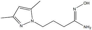 (1Z)-4-(3,5-dimethyl-1H-pyrazol-1-yl)-N'-hydroxybutanimidamide
