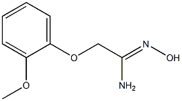 (1Z)-N'-hydroxy-2-(2-methoxyphenoxy)ethanimidamide|