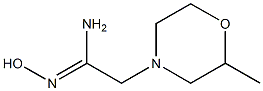 (1Z)-N'-hydroxy-2-(2-methylmorpholin-4-yl)ethanimidamide