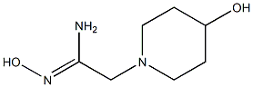 (1Z)-N'-hydroxy-2-(4-hydroxypiperidin-1-yl)ethanimidamide