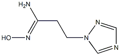 (1Z)-N'-hydroxy-3-(1H-1,2,4-triazol-1-yl)propanimidamide