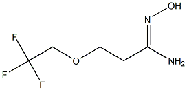(1Z)-N'-hydroxy-3-(2,2,2-trifluoroethoxy)propanimidamide Structure