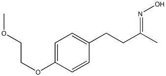 (2E)-4-[4-(2-methoxyethoxy)phenyl]butan-2-one oxime|