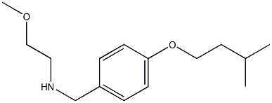 (2-methoxyethyl)({[4-(3-methylbutoxy)phenyl]methyl})amine
