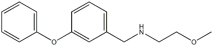 (2-methoxyethyl)[(3-phenoxyphenyl)methyl]amine