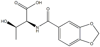 (2S,3R)-2-[(1,3-benzodioxol-5-ylcarbonyl)amino]-3-hydroxybutanoic acid