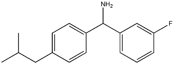 (3-fluorophenyl)[4-(2-methylpropyl)phenyl]methanamine