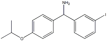  (3-iodophenyl)[4-(propan-2-yloxy)phenyl]methanamine