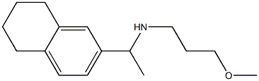(3-methoxypropyl)[1-(5,6,7,8-tetrahydronaphthalen-2-yl)ethyl]amine Struktur