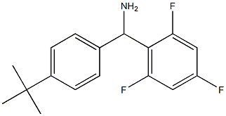 (4-tert-butylphenyl)(2,4,6-trifluorophenyl)methanamine Struktur