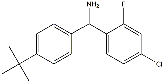 (4-tert-butylphenyl)(4-chloro-2-fluorophenyl)methanamine