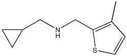 (cyclopropylmethyl)[(3-methylthiophen-2-yl)methyl]amine Structure