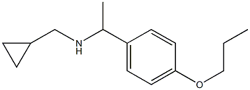(cyclopropylmethyl)[1-(4-propoxyphenyl)ethyl]amine