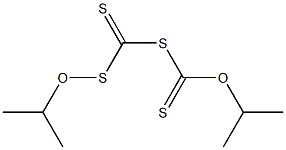 (propan-2-yloxy)({[(propan-2-yloxy)methanethioyl]disulfanyl})methanethione Structure