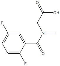 [(2,5-difluorobenzoyl)(methyl)amino]acetic acid