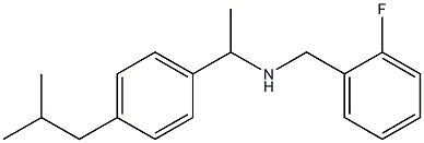 [(2-fluorophenyl)methyl]({1-[4-(2-methylpropyl)phenyl]ethyl})amine