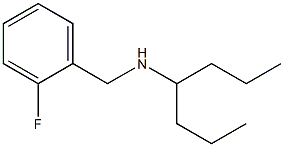 [(2-fluorophenyl)methyl](heptan-4-yl)amine Structure