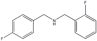 [(2-fluorophenyl)methyl][(4-fluorophenyl)methyl]amine Structure