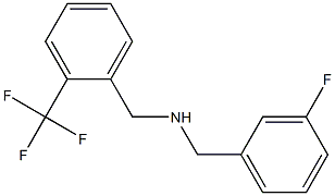 [(3-fluorophenyl)methyl]({[2-(trifluoromethyl)phenyl]methyl})amine