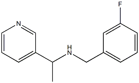 [(3-fluorophenyl)methyl][1-(pyridin-3-yl)ethyl]amine