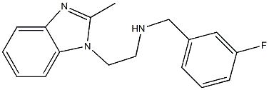 [(3-fluorophenyl)methyl][2-(2-methyl-1H-1,3-benzodiazol-1-yl)ethyl]amine