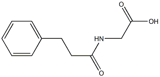 [(3-phenylpropanoyl)amino]acetic acid|
