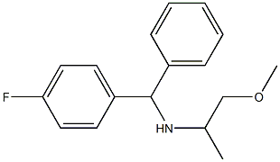 [(4-fluorophenyl)(phenyl)methyl](1-methoxypropan-2-yl)amine