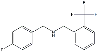 [(4-fluorophenyl)methyl]({[2-(trifluoromethyl)phenyl]methyl})amine