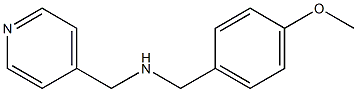 [(4-methoxyphenyl)methyl](pyridin-4-ylmethyl)amine Structure