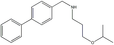 [(4-phenylphenyl)methyl][3-(propan-2-yloxy)propyl]amine