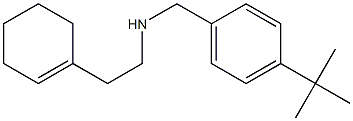 [(4-tert-butylphenyl)methyl][2-(cyclohex-1-en-1-yl)ethyl]amine Struktur