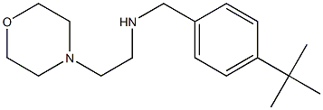 [(4-tert-butylphenyl)methyl][2-(morpholin-4-yl)ethyl]amine Struktur