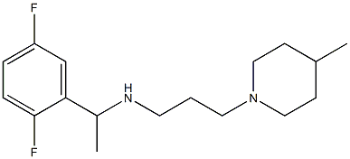  [1-(2,5-difluorophenyl)ethyl][3-(4-methylpiperidin-1-yl)propyl]amine