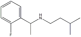 [1-(2-fluorophenyl)ethyl](3-methylbutyl)amine Structure