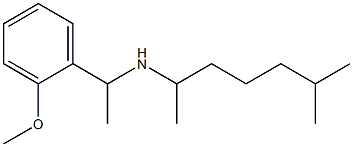 [1-(2-methoxyphenyl)ethyl](6-methylheptan-2-yl)amine Structure