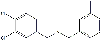 [1-(3,4-dichlorophenyl)ethyl][(3-methylphenyl)methyl]amine|