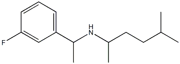 [1-(3-fluorophenyl)ethyl](5-methylhexan-2-yl)amine Structure