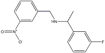 [1-(3-fluorophenyl)ethyl][(3-nitrophenyl)methyl]amine
