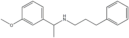 [1-(3-methoxyphenyl)ethyl](3-phenylpropyl)amine Structure
