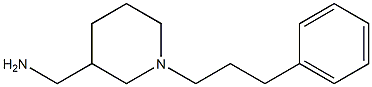 [1-(3-phenylpropyl)piperidin-3-yl]methanamine Struktur