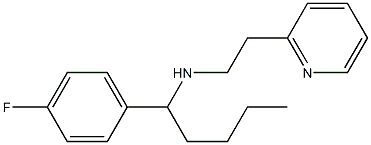  [1-(4-fluorophenyl)pentyl][2-(pyridin-2-yl)ethyl]amine