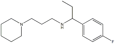 [1-(4-fluorophenyl)propyl][3-(piperidin-1-yl)propyl]amine|