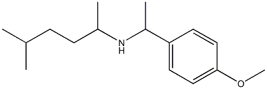 [1-(4-methoxyphenyl)ethyl](5-methylhexan-2-yl)amine Struktur