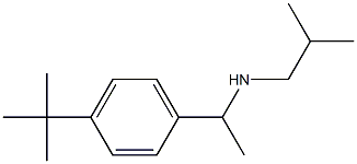 [1-(4-tert-butylphenyl)ethyl](2-methylpropyl)amine Struktur