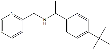 [1-(4-tert-butylphenyl)ethyl](pyridin-2-ylmethyl)amine Structure